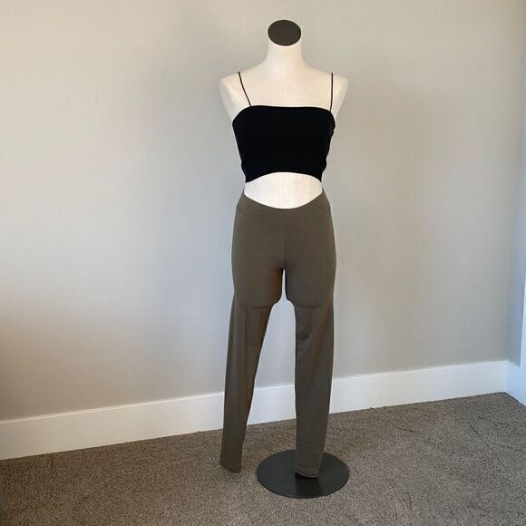 Francesca’s Olive Green Leggings-NWT - Picture 1 of 6